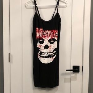 Never worn Misfits T-shirt dress